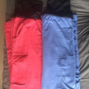 Lot of 2 scrub pants